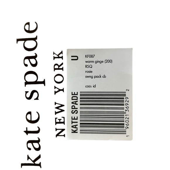 Kate Spade Rosie North South Swingpack pebbled leather w/Matching Pouch - Picture 8 of 10